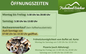 Öffnungszeiten vom Kulmlandbäcker Bäckerei - Café
